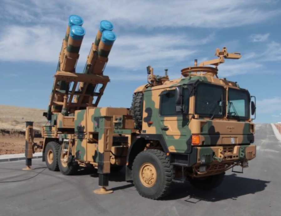 TRG-300 KAPLAN rocket launcher system developed by Turkey 
