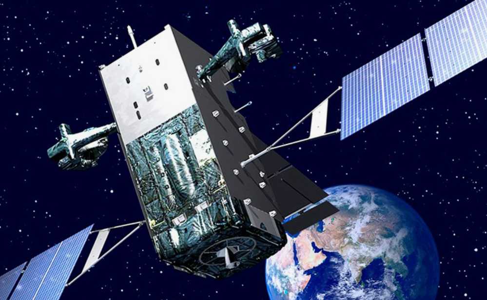 Rendering of the new generation of US missile early warning satellites 