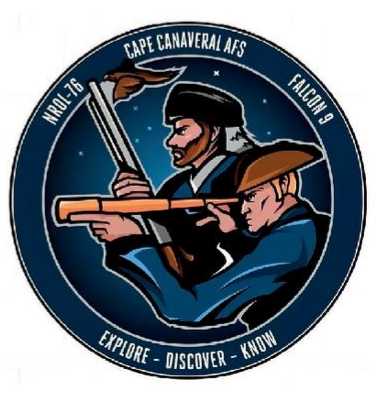 USA USA-276 Satellite NROL-76 launch mission badge 