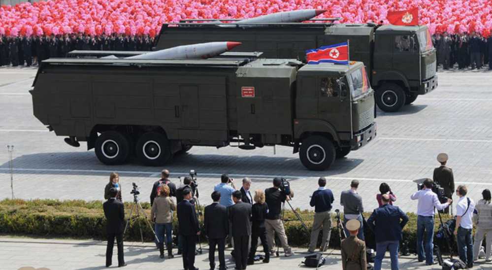 KN-02 missile was first publicly unveiled at the military parade on April 25, 2007 
