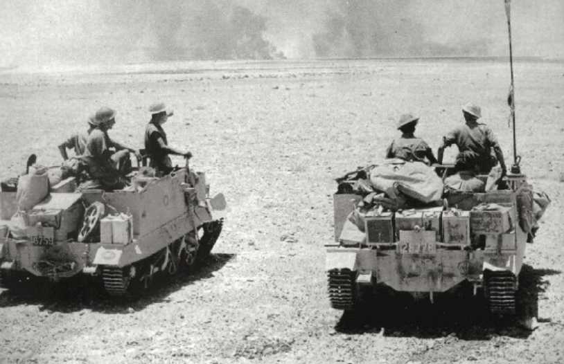 In June 1941, a British general-purpose carrier was in Libya. 