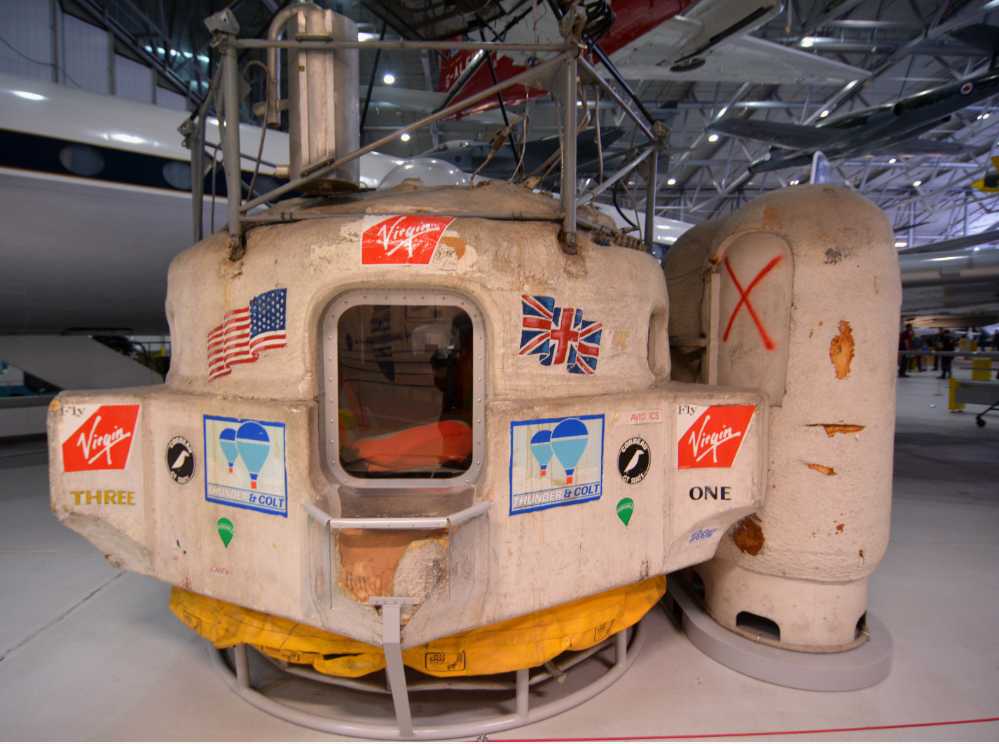 The gondola of the Virgin Atlantic Flyer 