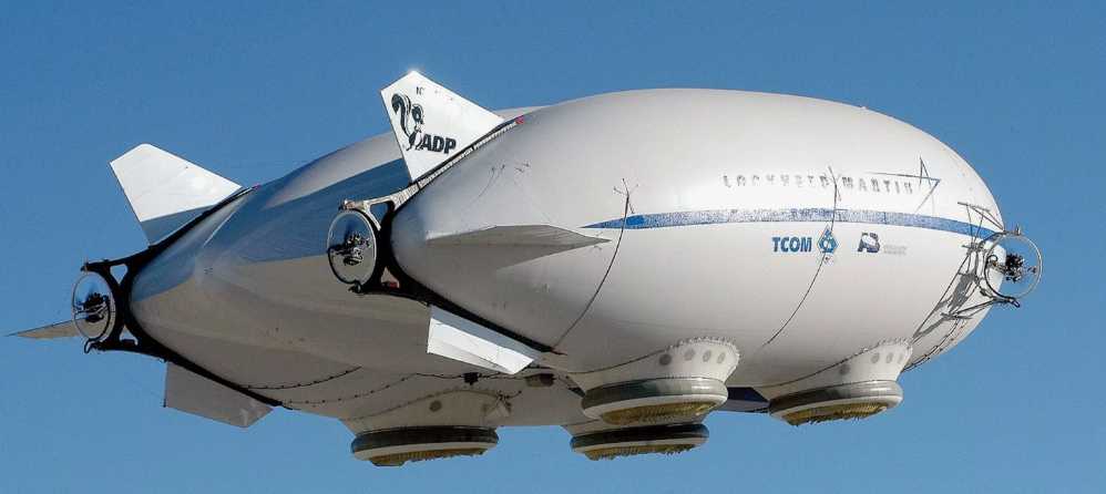 P-791 developed by Lockheed Martin The airship uses three airbags to form a large lifting body structure. 