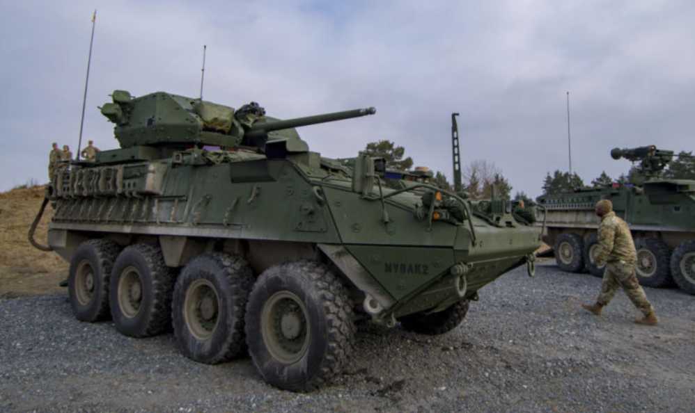 After the M1128 mobile artillery system in the 