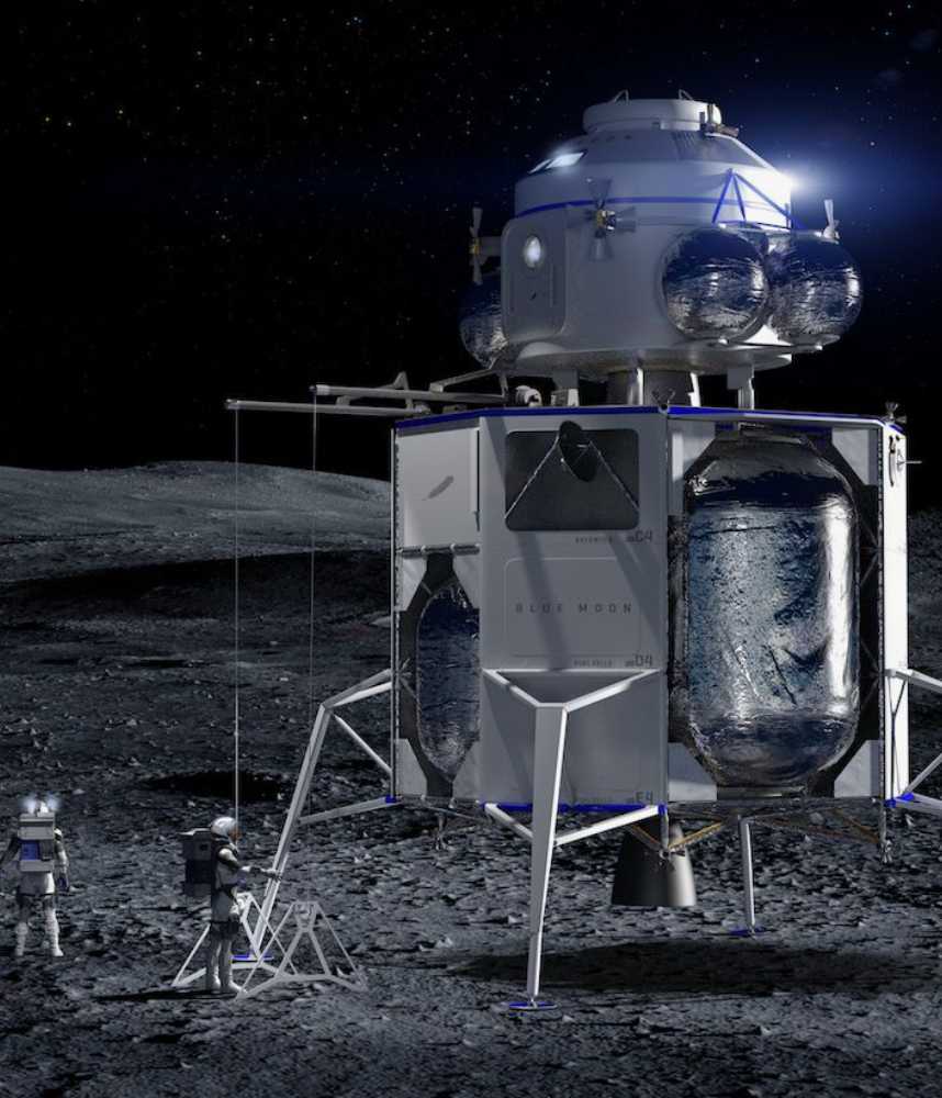 The lunar lander proposed by Bezos 