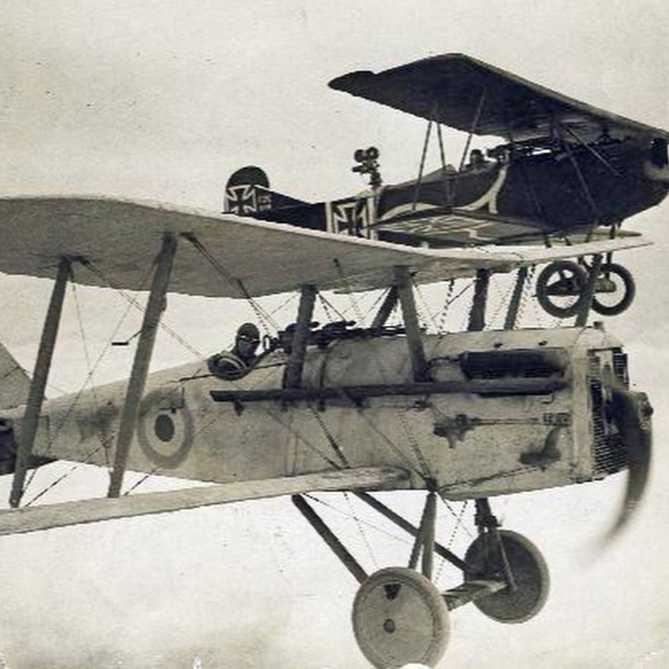Two planes used in the filming of 