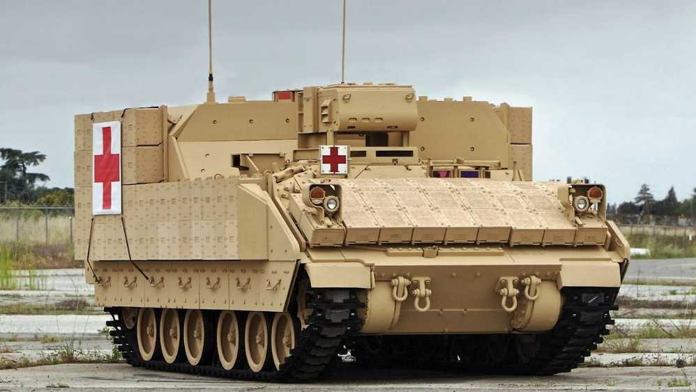 M1285 ambulance in the AMPV armored vehicle family 