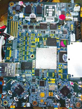 Ukraine dismantled civilian circuit boards from the wreckage of the Russian 