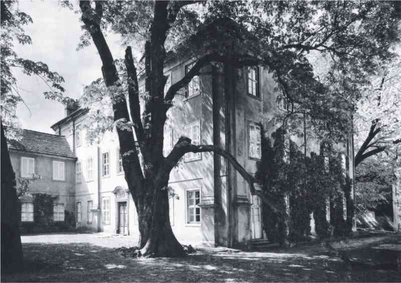 Schönhausen Castle in 1921 was built around 1700 and is located in the Schönhausen Manor, more than 100 kilometers west of Berlin. Bismarck was born here in 1815 and moved to the Knipphof Manor with his family in 1816, where he spent his childhood. In 1958, the main building of the building was blown up, leaving only the wing, which is now open to the public as part of the Bismarck Memorial. 