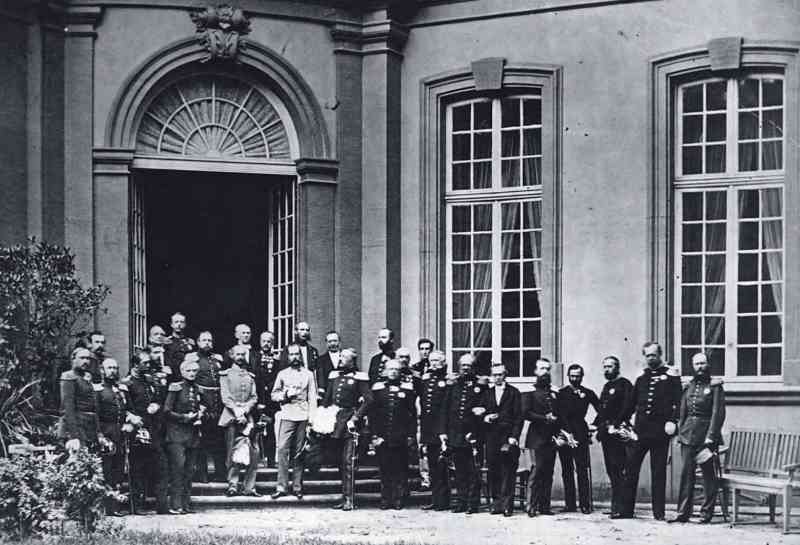 On September 1, 1863, the German kings took a group photo at the 