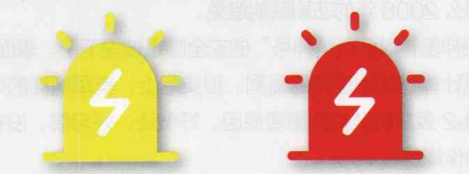 In the B-2 cabin, there are two different warning lights, red and yellow. Yellow is a warning function, and red is a dangerous situation, which requires aborting takeoff. 