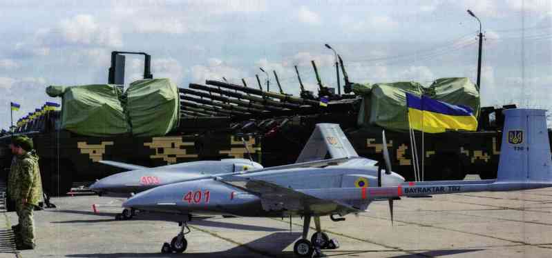 Ukraine has more than 100 TB2 drones equipped, and they have performed well in the battlefield of the Russian-Ukrainian conflict 