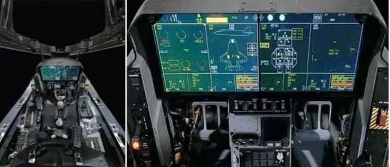 F-35 sci-fi movie-like glass cockpit 
