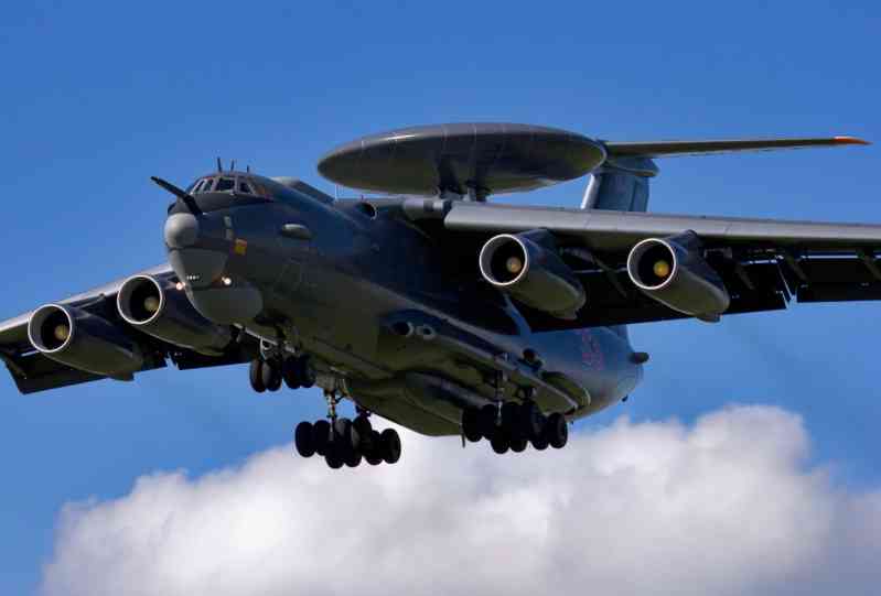 Russian A50 early warning aircraft. Compared with the intelligence and information support provided by NATO’s space-based and air-based platforms to the Ukrainian army, the Russian Aerospace Forces’ contribution to the Russian army in this regard is very limited. 