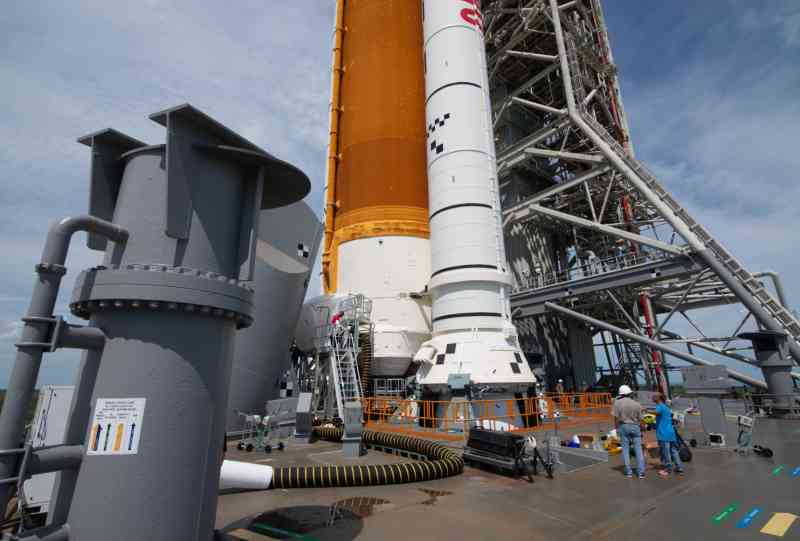 The bottom area of ​​the Space Launch System rocket, where propellant leaks have occurred many times, is one of the main reasons for the repeated delays in the rocket’s first flight.