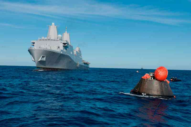 Figure In December 2014, the crew module of the 