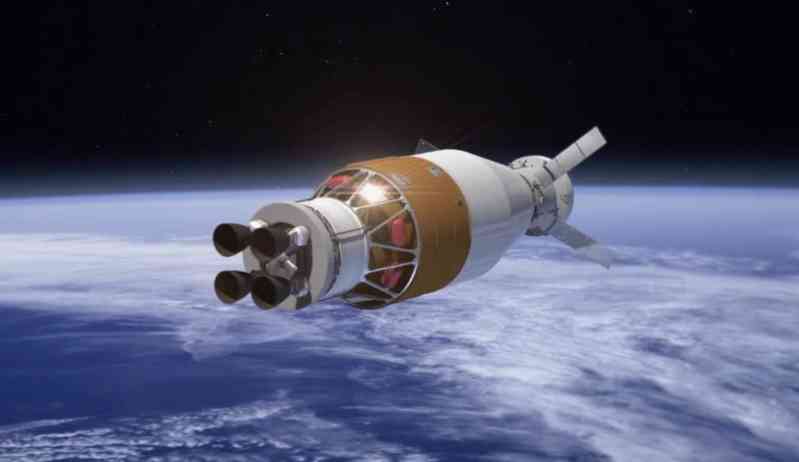Expedition Upper Stage (EUS) carrying the 