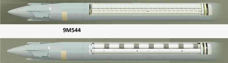 9M544 and 9M549 guided munitions 