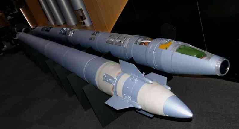 9M544 satellite-guided rockets at the exhibition 