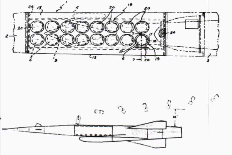 SLAM nuclear-powered cruise missile bomb bay design 