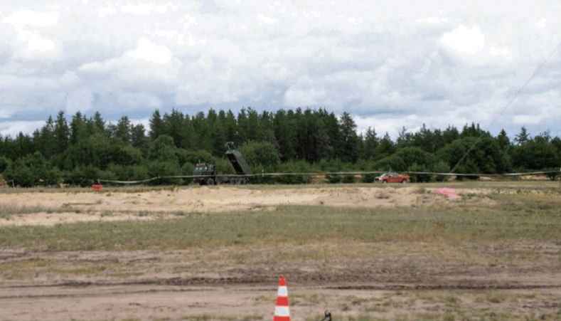 The U.S. Army conducted preliminary engineering tests on the AML prototype at the Yuma Proving Ground in Arizona after modifying the existing manned version of the HIMARS. 