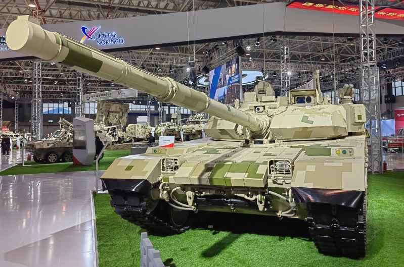 China’s VT4A1 export-oriented main battle tank equipped with the GL5 active protection system 