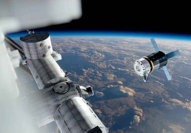 ATMOS’s cargo spacecraft flies to the space station 