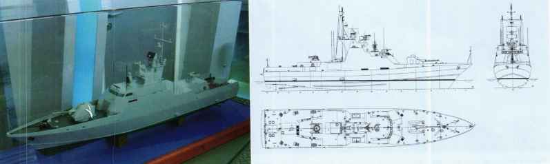 Left: Early plan of Type 12300; Right: 